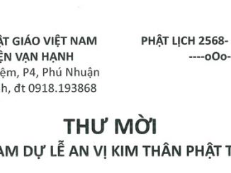 Thư Mời
